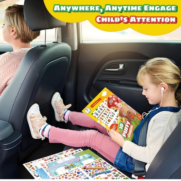 Fairy Tale Forest 3D Puffy Stickers 800 stickers 16 sheets - Picture 5 of 8